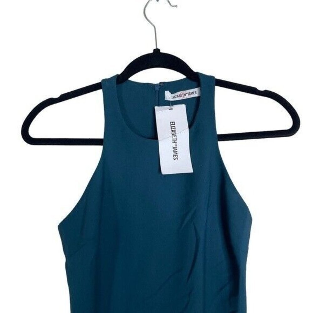 ELIZABETH and James Gali Grommet Asymtric Dress sz 4 Retail $395 - Picture 7 of 9